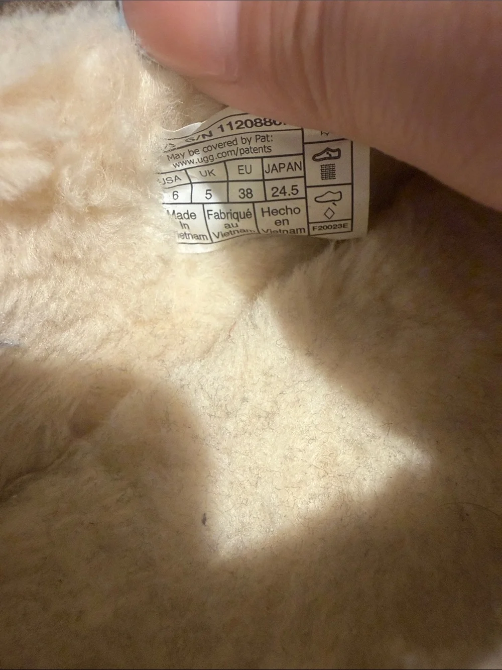 UGG chestnut suede